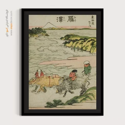 تابلو بوم طبیعت - فوجیساوا – تابلو نقاشی هوکوسای - اسپو دکور