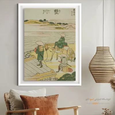 تابلو بوم چهره - فوتاگاوا – تابلو نقاشی هوکوسای - اسپو دکور