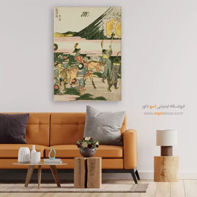 تابلو بوم گل و گیاه - هارا – تابلو نقاشی هوکوسای - اسپو دکور