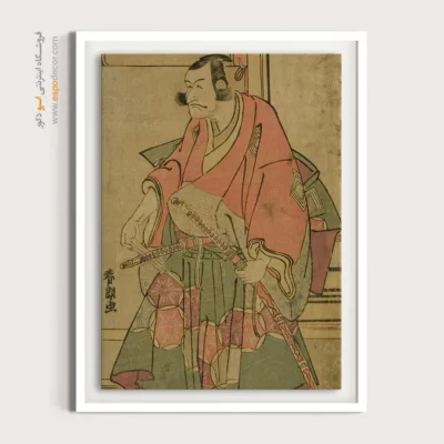 تابلو بوم انتزاعی - ایچیکاوا دانجورو – تابلو نقاشی هوکوسای - اسپو دکور