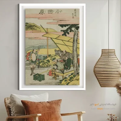 تابلو دیواری مربعی - مایساکا – تابلو نقاشی هوکوسای - اسپو دکور