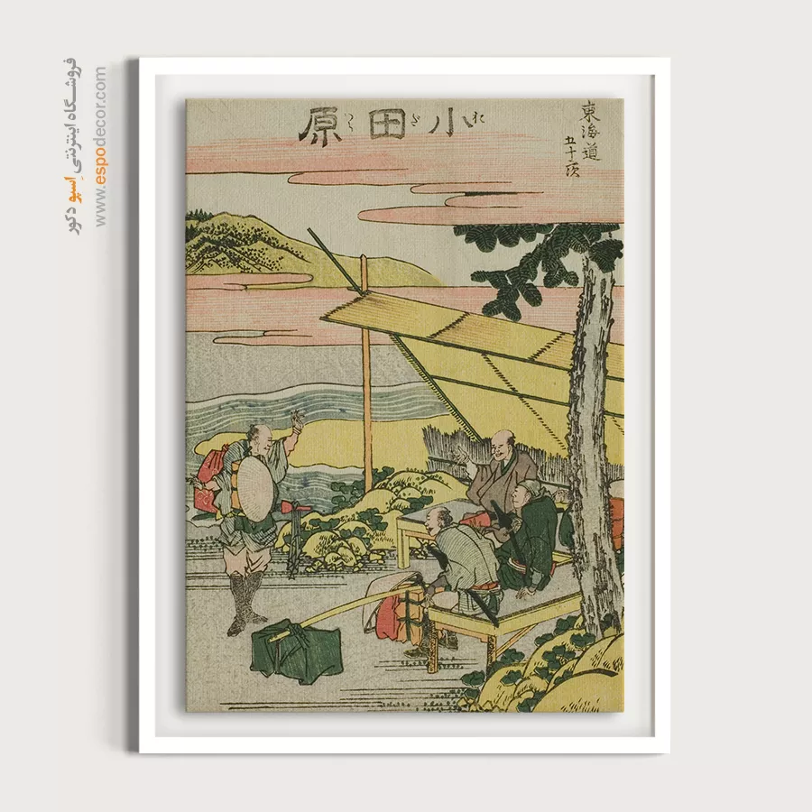 تابلو دیواری مربعی - مایساکا – تابلو نقاشی هوکوسای - اسپو دکور