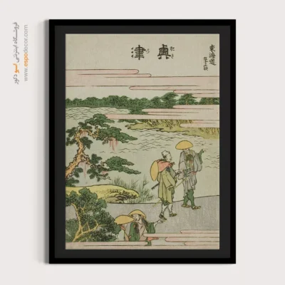 تابلو دیواری پانوراما - اوکازاکی – تابلو نقاشی هوکوسای - اسپو دکور