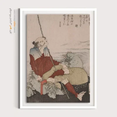 تابلو بزرگ برای فضاهای خاص - ساکانوشیتا – تابلو نقاشی هوکوسای - اسپو دکور