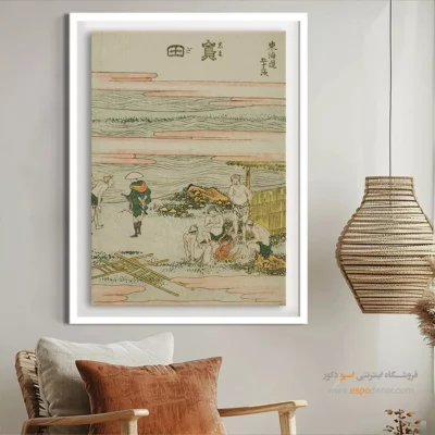 تابلو بوم سفارشی در ابعاد مختلف - شیمادا – تابلو نقاشی هوکوسای - اسپو دکور