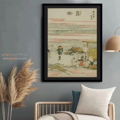 تابلو بوم سفارشی در ابعاد مختلف - شیمادا – تابلو نقاشی هوکوسای - اسپو دکور