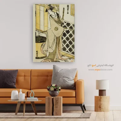 تابلو برای هدیه به عزیزان - سگاوا در نقش یک زن – تابلو نقاشی هوکوسای - اسپو دکور