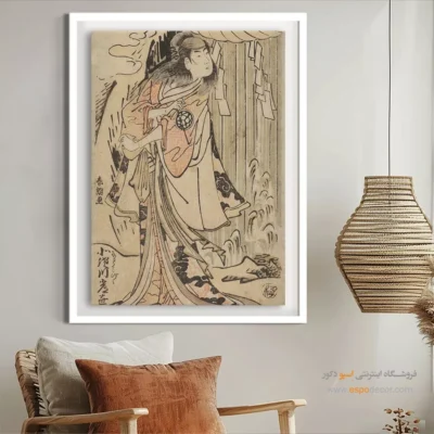 تابلو برای کادوی دوستانه - بازیگر نقش های زن – تابلو نقاشی هوکوسای - اسپو دکور