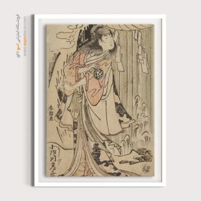 تابلو برای کادوی دوستانه - بازیگر نقش های زن – تابلو نقاشی هوکوسای - اسپو دکور