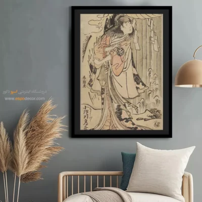 تابلو برای کادوی دوستانه - بازیگر نقش های زن – تابلو نقاشی هوکوسای - اسپو دکور
