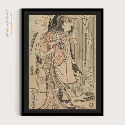 تابلو برای کادوی دوستانه - بازیگر نقش های زن – تابلو نقاشی هوکوسای - اسپو دکور