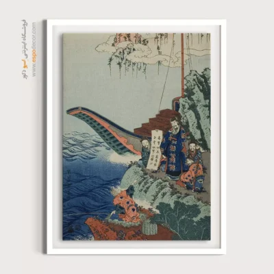 تابلو برای کلینیک زیبایی - بای جویی – تابلو نقاشی هوکوسای - اسپو دکور