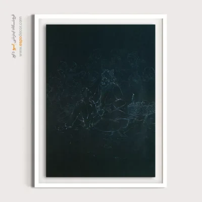 تابلو مینیاتور فارسی - ابن سینا – تابلو نقاشی های حسین بهزاد - اسپو دکور