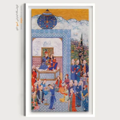 تابلو سنتی - جشن هفت گنبد – تابلو نقاشی های حسین بهزاد - اسپو دکور