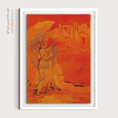 تابلو نقاشی نگارگری - کاخ بهرام – تابلو نقاشی های حسین بهزاد - اسپو دکور