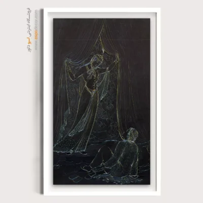 تابلوهای نگارگری - مخفیگاه راز – تابلو نقاشی های حسین بهزاد - اسپو دکور