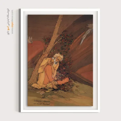 آثار هنری استاد بهزاد - پاییز خیام – تابلو نقاشی های حسین بهزاد - اسپو دکور