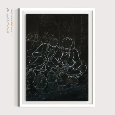 تابلو نقاشی‌های کلاسیک ایرانی - پرنده نگرها – تابلو نقاشی های حسین بهزاد - اسپو دکور