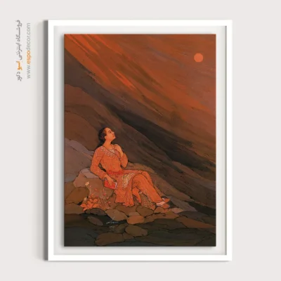 تابلوهای بوم سنتی - خیام – تابلو نقاشی های حسین بهزاد - اسپو دکور