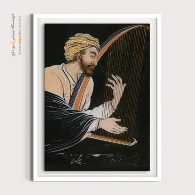 نقاشی‌های الهام‌گرفته از شاهنامه - رودکی – تابلو نقاشی های حسین بهزاد - اسپو دکور