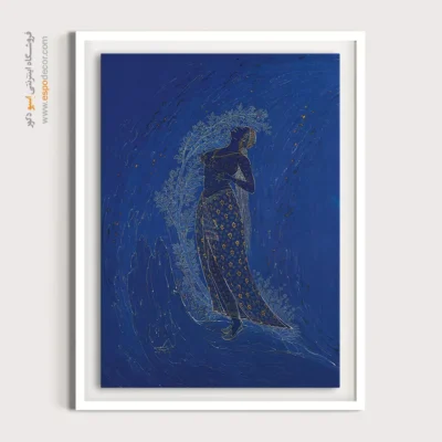 تابلو نقاشی مینیاتوری اصیل - سرو بزرگ – تابلو نقاشی های حسین بهزاد - اسپو دکور