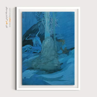 آثار نگارگری فاخر ایرانی - فقر و قحطی – تابلو نقاشی های حسین بهزاد - اسپو دکور