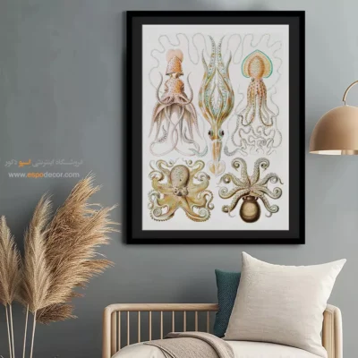 تابلو جانوران دریایی - اسپو دکور