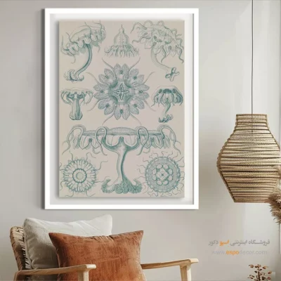 تابلو جانوران دریایی - اسپو دکور