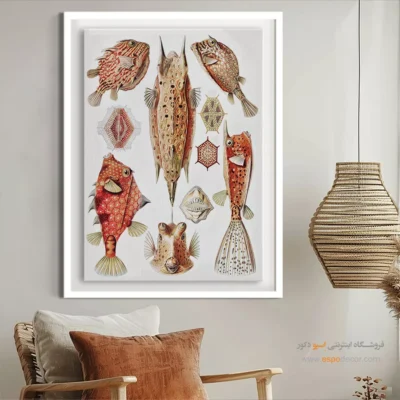 تابلو جانوران دریایی - اسپو دکور