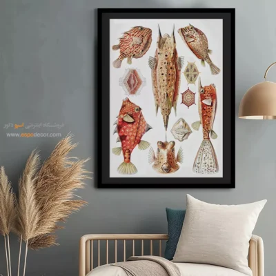 تابلو جانوران دریایی - اسپو دکور