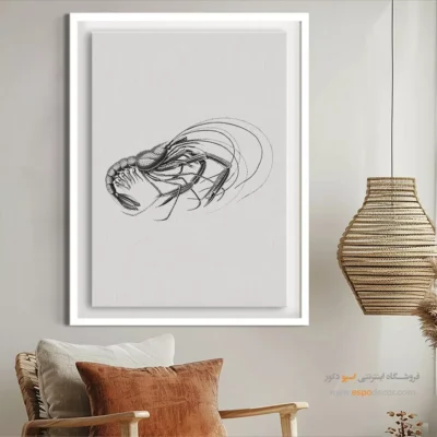 تابلو جانوران دریایی - اسپو دکور