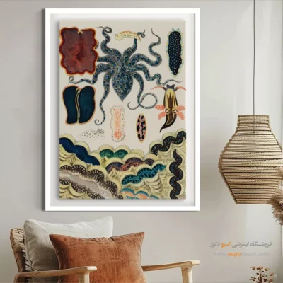تابلو جانوران دریایی - اسپو دکور