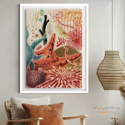 تابلو جانوران دریایی - اسپو دکور