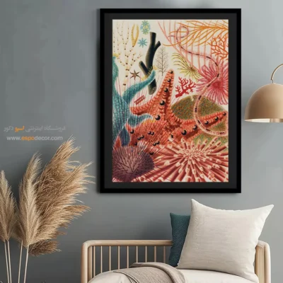 تابلو جانوران دریایی - اسپو دکور
