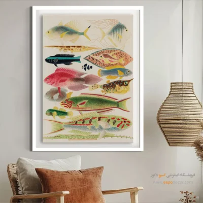 تابلو جانوران دریایی - اسپو دکور