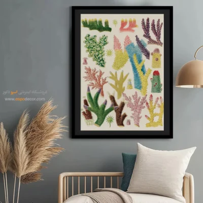 تابلو جانوران دریایی - اسپو دکور