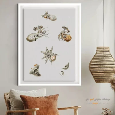 تابلو جانوران دریایی - اسپو دکور