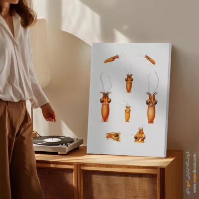 تابلو جانوران دریایی - اسپو دکور