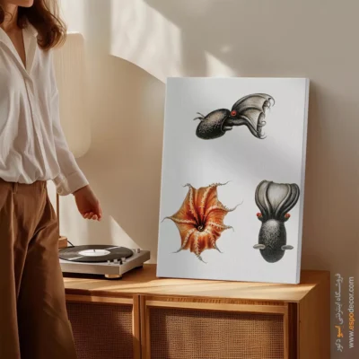 تابلو جانوران دریایی - اسپو دکور