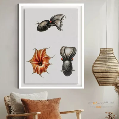 تابلو جانوران دریایی - اسپو دکور