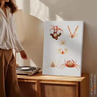 تابلو جانوران دریایی - اسپو دکور