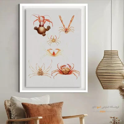 تابلو جانوران دریایی - اسپو دکور