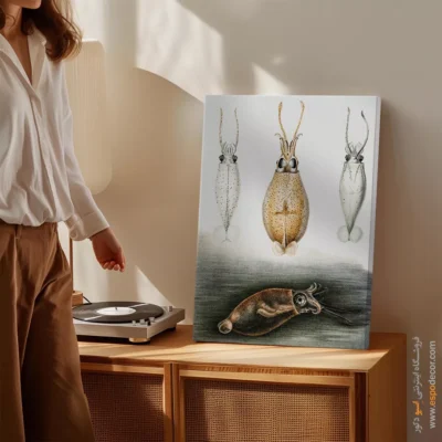 تابلو جانوران دریایی - اسپو دکور