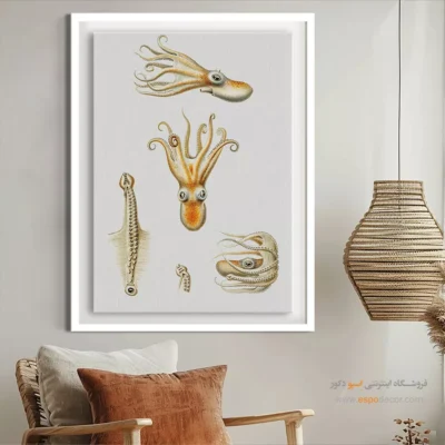 تابلو جانوران دریایی - اسپو دکور