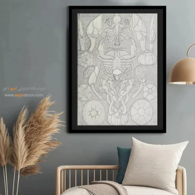 تابلو جانوران دریایی - اسپو دکور