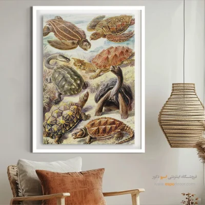 تابلو جانوران دریایی - اسپو دکور