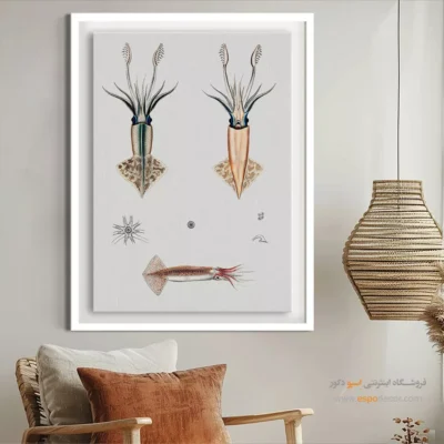 تابلو جانوران دریایی - اسپو دکور