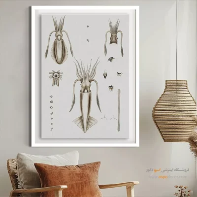 تابلو جانوران دریایی - اسپو دکور