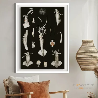 تابلو جانوران دریایی - اسپو دکور