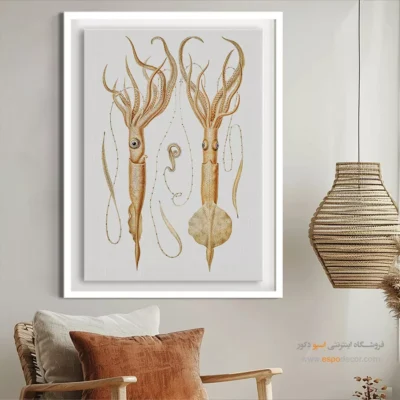 تابلو جانوران دریایی - اسپو دکور